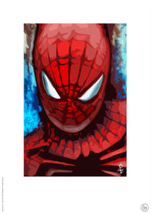 Hand Signed PRINT - By Chris Duncan - ABSTRACT SPIDERMAN