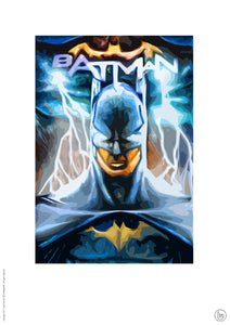 Hand Signed PRINT by Chris Duncan - ABSTRACT BATMAN