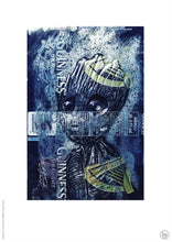 Load image into Gallery viewer, Hand Signed PRINT - By Chris Duncan - BABY GROOT on GUINNESS