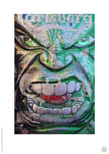 Load image into Gallery viewer, Hand Signed PRINT - By Chris Duncan - HULK on Carlsberg