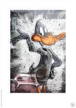 Load image into Gallery viewer, Hand Signed PRINT - DAFFY DUCK by Chris Duncan on RELENTLESS can