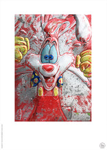 Load image into Gallery viewer, Hand Signed Print - By Chris Duncan - ROGER RABBIT on COKE