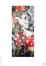 Load image into Gallery viewer, Hand Signed PRINT - BASHFUL MINI MOUSE on COKE ZERO can