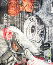 Load image into Gallery viewer, Hand Signed PRINT - BASHFUL MINI MOUSE on COKE ZERO can