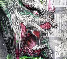 Load image into Gallery viewer, Hand Signed PRINT - By Chris Duncan /PREDATOR on MONSTER can