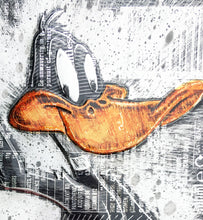 Load image into Gallery viewer, Hand Signed PRINT - DAFFY DUCK by Chris Duncan on RELENTLESS can