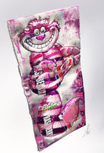 Load image into Gallery viewer, ORIGINAL Artwork - Chris Duncan - CHESHIRE CAT on BARR RASPBERRYADE can
