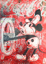 Load image into Gallery viewer, Hand Signed PRINT by Chris Duncan - STEAMBOAT MICKEY on COKE can