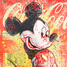 Load image into Gallery viewer, Hand Signed PRINT by Chris Duncan - MICKEY on COKE can