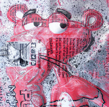 Load image into Gallery viewer, Hand Signed PRINT by Chris Duncan, Pink Panther on Monster Can