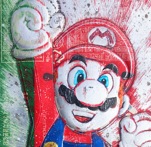 Hand Signed PRINT by Chris Duncan - SUPER MARIO