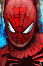 Load image into Gallery viewer, Hand Signed PRINT - By Chris Duncan - ABSTRACT SPIDERMAN